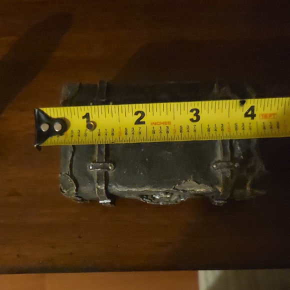 Vintage Style Black Suitcase Table Ornament - Picture 6 of 8